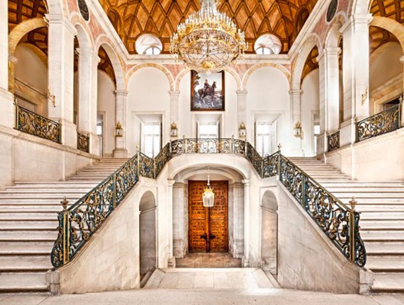 Escalera principal-Palacio Aranjuez