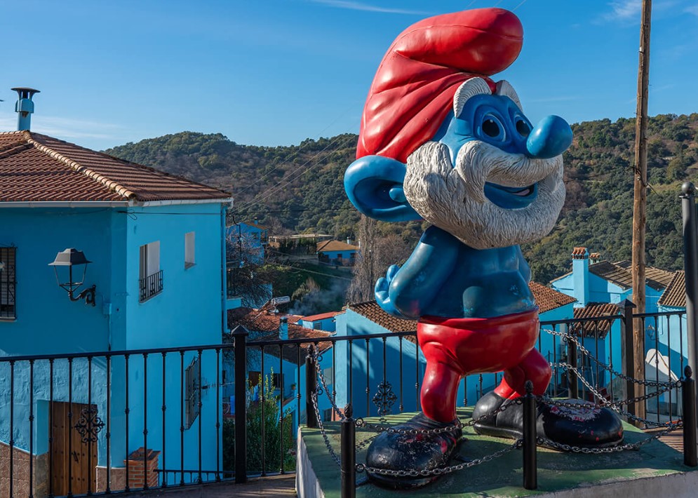 Estatua de Papá Pitufo