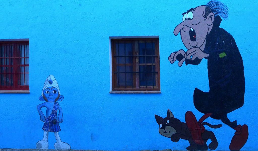 Grafiti de Gargamel