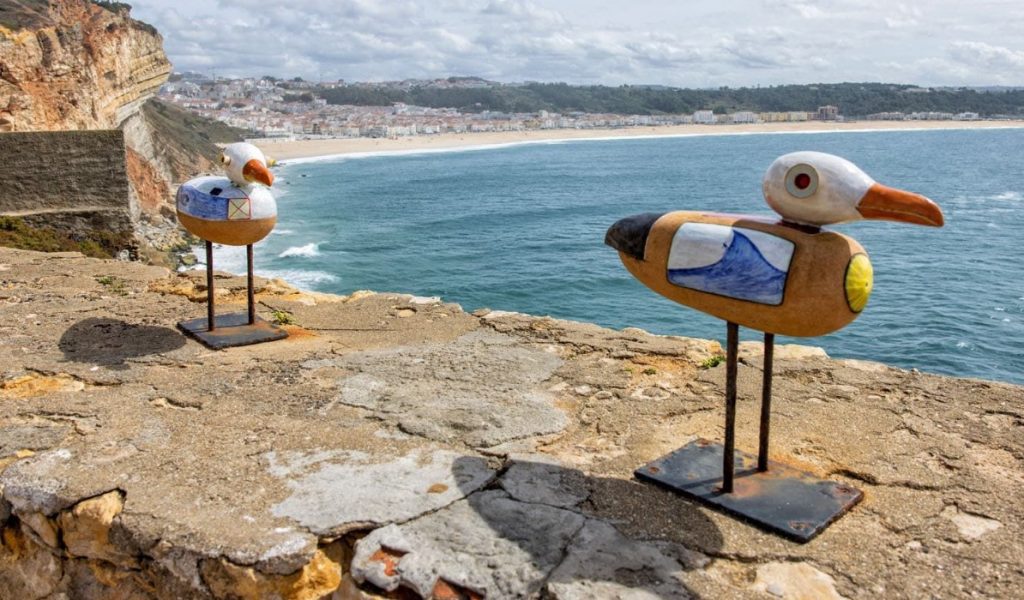Vistas desde farol de Nazaré