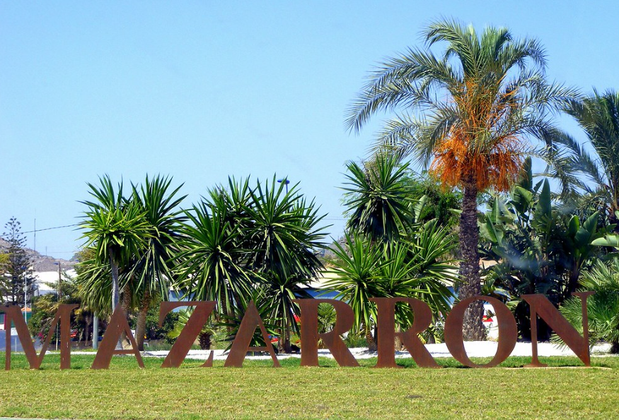 Letrero de Mazarrón 1