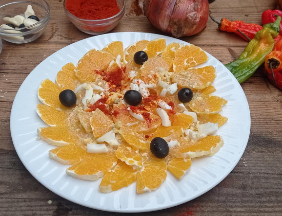 ensalada de naranja