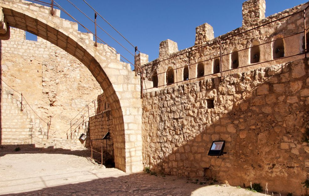 Interior del Castillo de Alcalá del Júcar